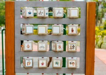 O Parque Raul Seixas ganhou acessibilidade e novos brinquedos para o parquinho inclusivo