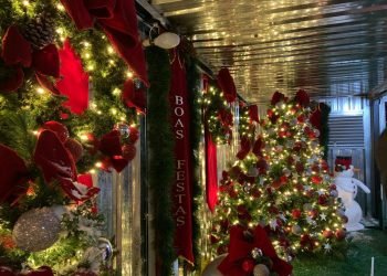 Casa do Papai Noel em Itaquera, na Praça da Estação