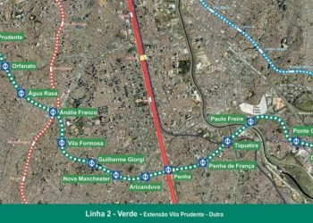 Obras da Linha 2-Verde do Metrô