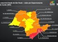 Panorama atual. Grande São Paulo está no vermelho