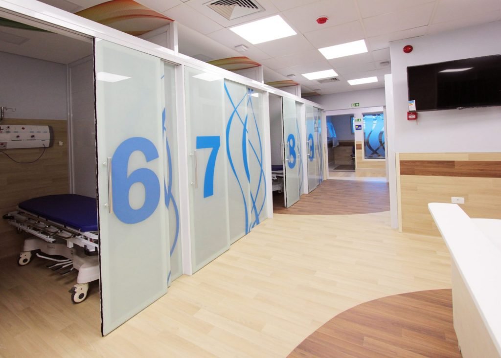 São 11 boxes individualizados de repouso pós-anestésico