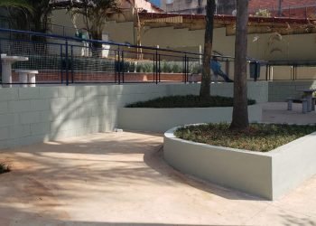 Parte inferior da Ladeira do Xisto revitalizada