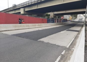 Ladeira do Xisto está em obras