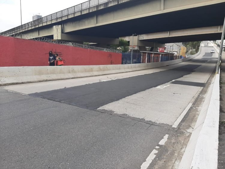 Ladeira do Xisto  está em obras
