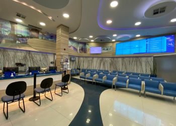 Recepção da unidade do São Cristóvão Saúde no Mooca Plaza Shopping