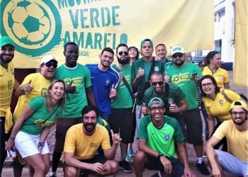Movimento Verde Amarelo em um de seus "esquentas"