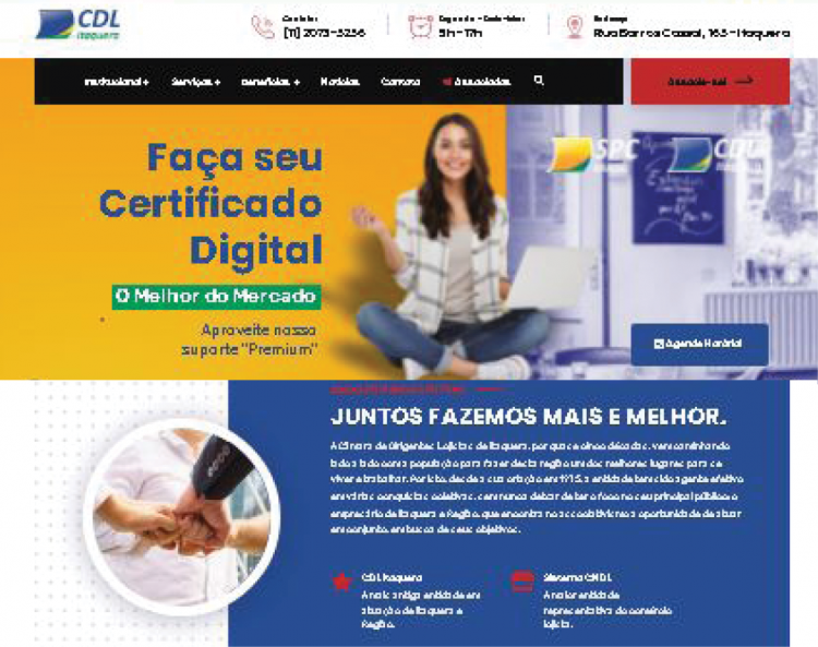 Novo portal da CDLI oferece serviços para associados