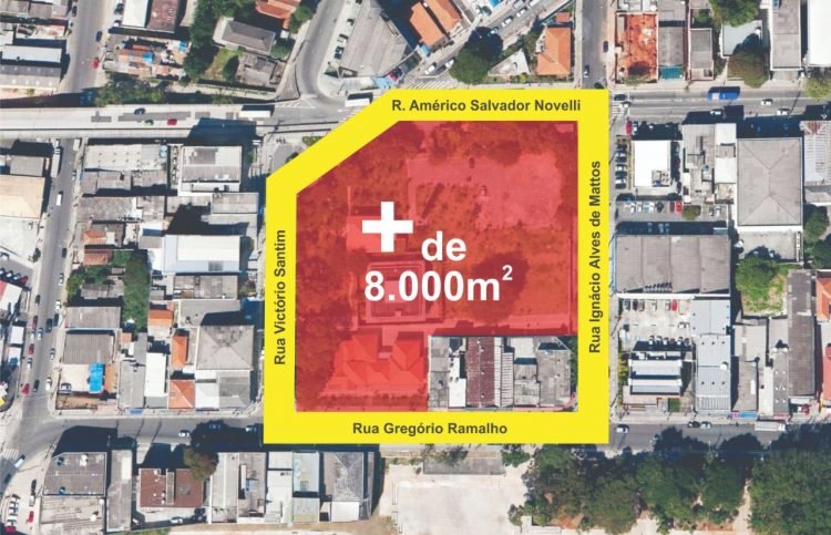 Mias de 8 mil metros quadrados em Itaquera
