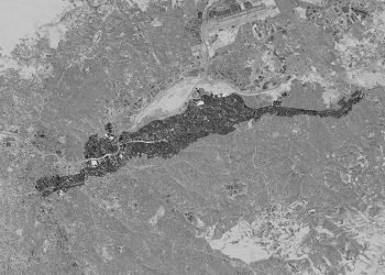 Mapa da área de interesse da Intervenção Urbana (PIU) Arco Leste