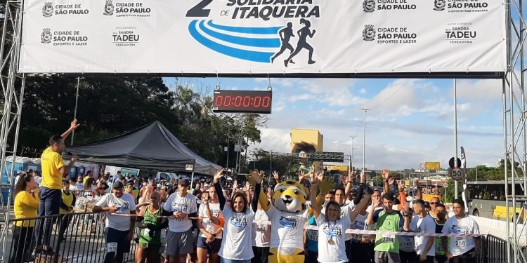 Corrida Solidária arrecadou 3 toneladas de alimentos no aniversário de Itaquera