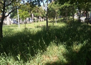 Praça Luiz Francisco Morgado na Avenida Caititu