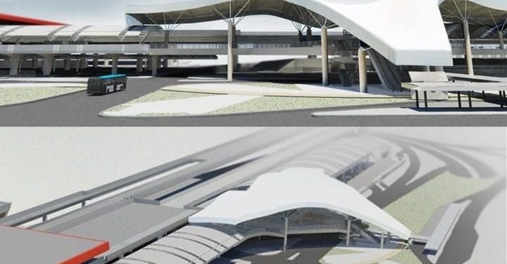 Perspectiva de como será o novo Terminal de Ônibus Itaquera
