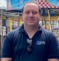 Roger e Miguel no Parque de Diversões Marisa