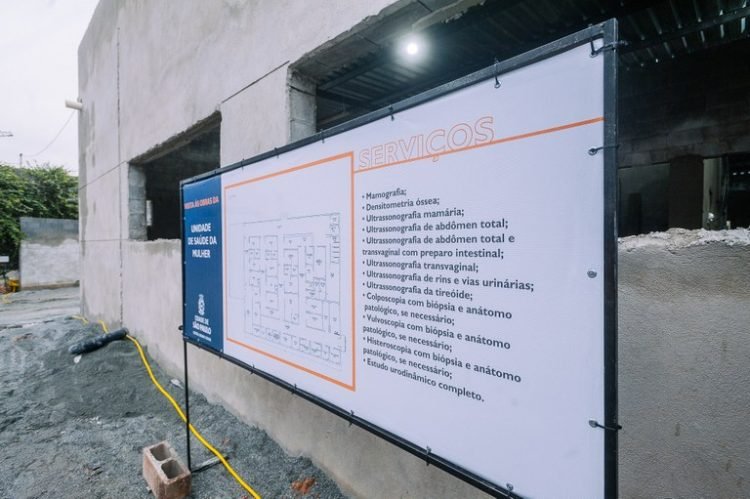 Construção da Unidade de Saúde da Mulher acontece na Rua La Pena, 75.