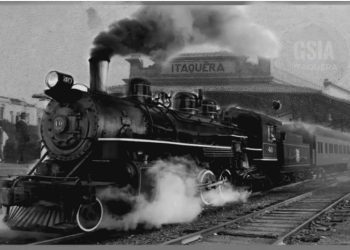 Por muitos anos a Maria Fumaça foi o meio de transporte dos itaquerenses