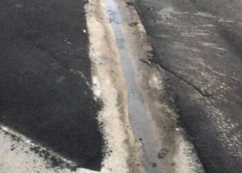 Demanda atendida: sarjetão refeito na Rua Lumiar