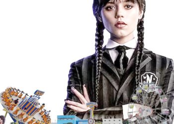 Parque Marisa vira cenário de teaser da nova temporada de “Wandinha”