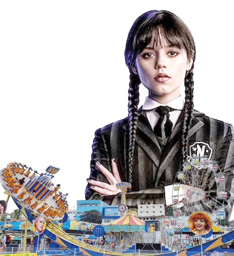 Parque Marisa vira cenário de teaser da nova temporada de “Wandinha”