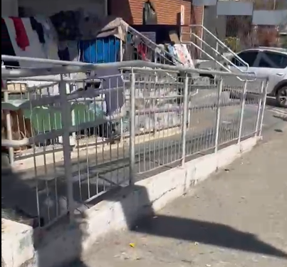 Moradores em situação de vulnerabilidade na Rua Gregório Ramalho