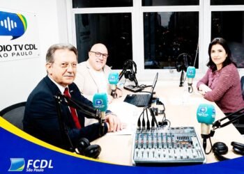 Senadora Simone Tebet participou de encontro na FCDL-SP e do podcast da Rádio TV CDL
