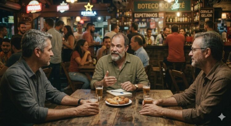 Liderança de conversa de boteco