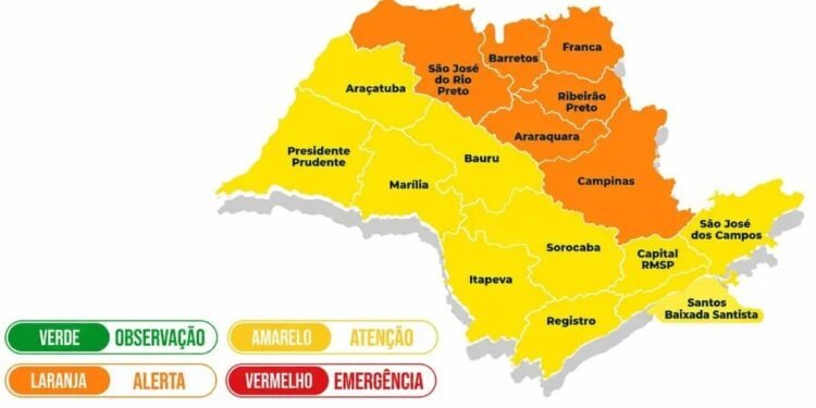 Defesa Civil alerta para temporais em São Paulo, com chuvas mais abrangentes na quinta-feira (29)