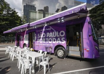Ônibus SP Por Todas chega nesta terça-feira (27) a Batatais com atendimento gratuito e orientação sobre direitos das mulheres